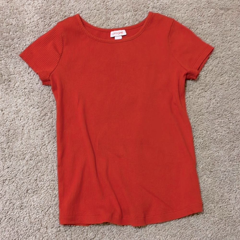 Cat and Jack Orange tight shirt